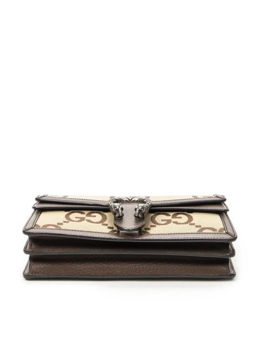 Gucci Small Dionysus Chain Crossbody Brown Beige Jumbo GG Canvas - Picture 6 of 10